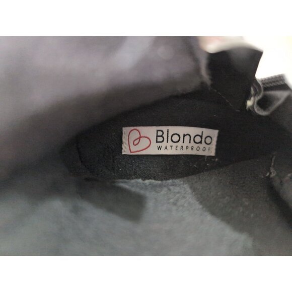 Blondo Daisy Ankle Boot Women 6.5 Black Waterproof Quilted Puffer Winter Outdoor - Picture 9 of 12